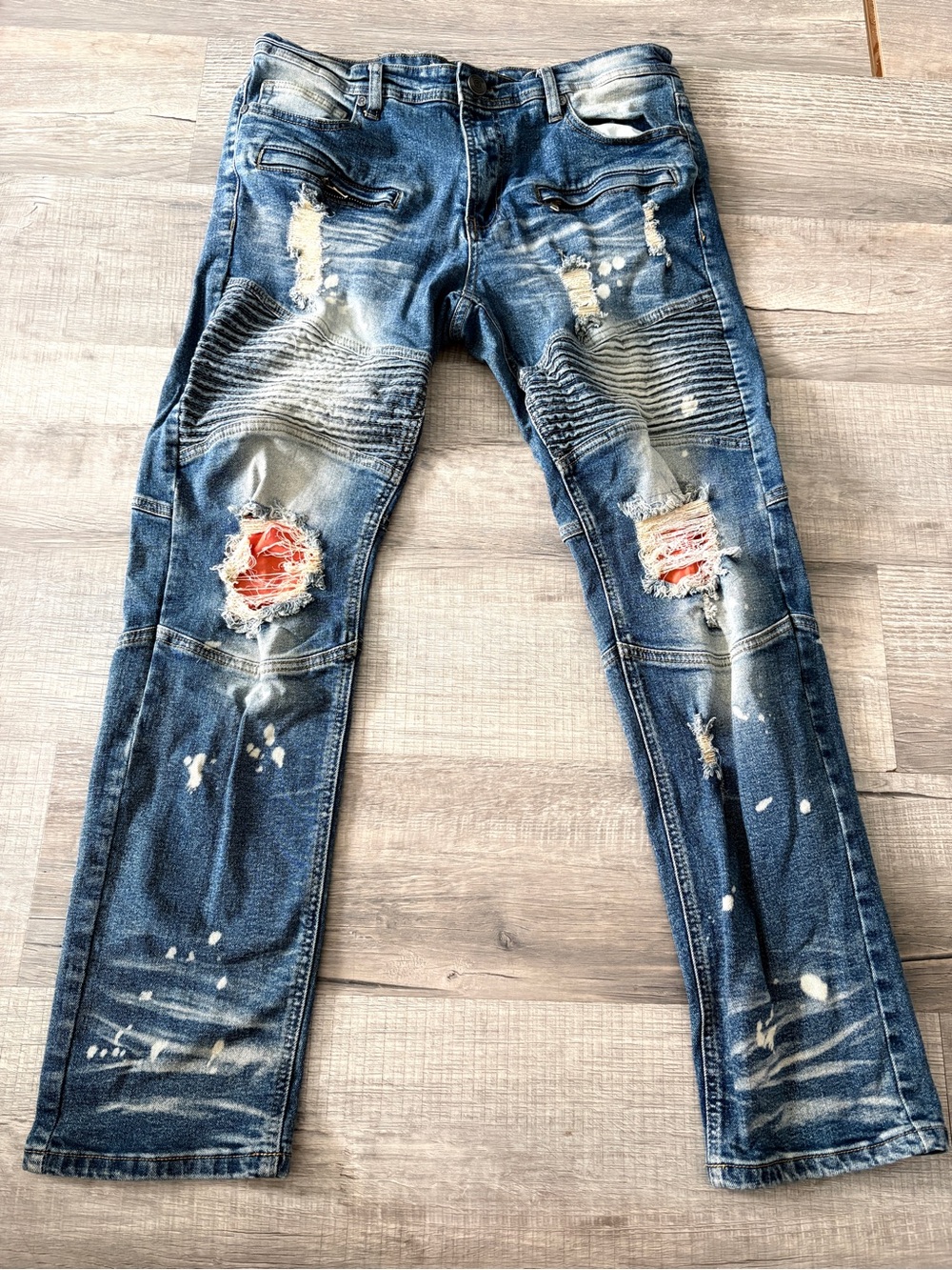 Refinery Republic Men’s distressed slim lg md rise jns SZ 32x30 Grunge Punk